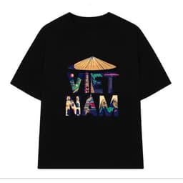 Áo thun VIỆT NAM tay lỡ Unisex nam nữ basic vải cotton co giãn 4 chiều form oversize Charit 3