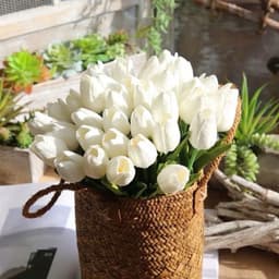 🌷 Combo 10 Bông Hoa Tulip Nhân Tạo Nhiều Màu – Decor Không Gian Sống Sang Trọng 🌷 7