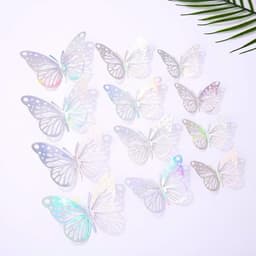 🦋 Set 60 Bướm 3D Trang Trí Tường – Sticker Bướm Dán Tường Đẹp, Sang Trọng 🦋 7