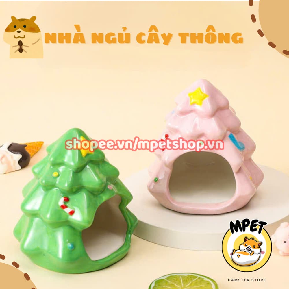NHÀ NGỦ CÂY THÔNG CHO HAMSTER