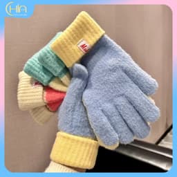 Găng tay len Cashmere ( oder ) phong cách Hàn Quốc, găng tay ngón ấm cho mùa đông 3