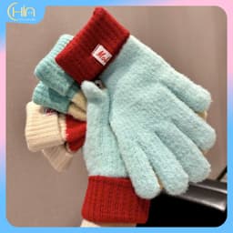 Găng tay len Cashmere ( oder ) phong cách Hàn Quốc, găng tay ngón ấm cho mùa đông 2