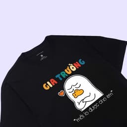 Áo thun slogan GIA TRƯỞNG MỚI LO ĐƯỢC CHO EM – Câu nói hài hước meme, unisex nam nữ, chất cotton 100% 4