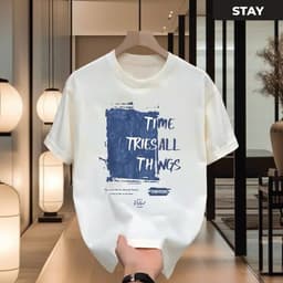 Áo thun tay lỡ Unisex nam nữ basic vải cotton co giãn 4 chiều form oversize Charit 3