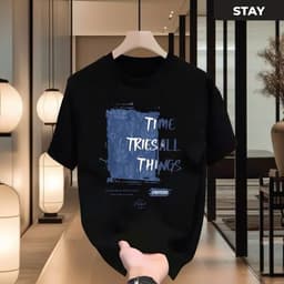 Áo thun tay lỡ Unisex nam nữ basic vải cotton co giãn 4 chiều form oversize Charit 2