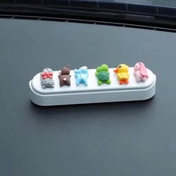 Bảng số điện thoại trên ô tô để lại số điện thoại khi dừng đỗ xe gắn thú cưng mini trang trí dễ thương 3