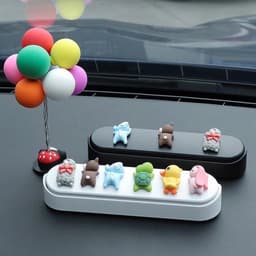 Bảng số điện thoại trên ô tô để lại số điện thoại khi dừng đỗ xe gắn thú cưng mini trang trí dễ thương 7