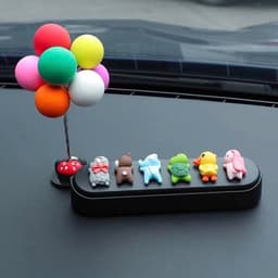 Bảng số điện thoại trên ô tô để lại số điện thoại khi dừng đỗ xe gắn thú cưng mini trang trí dễ thương 5