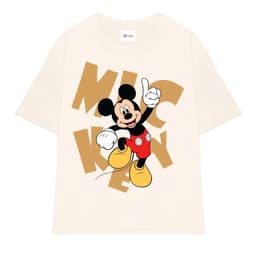 Áo thun MICKEY tay lỡ Unisex nam nữ basic vải cotton co giãn 4 chiều form oversize Charit 3