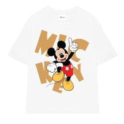 Áo thun MICKEY tay lỡ Unisex nam nữ basic vải cotton co giãn 4 chiều form oversize Charit 2