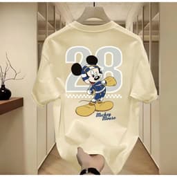 Áo thun in hình chuột MICKEY 28 unisex nam nữ, chất cotton 100% 3