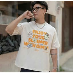 Áo thun tay lỡ Unisex nam nữ basic vải cotton co giãn 4 chiều form oversize Charit 3