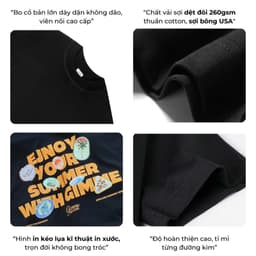 Áo thun tay lỡ Unisex nam nữ basic vải cotton co giãn 4 chiều form oversize Charit 7