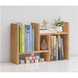 [MẪU MỚI Có Tấm Chắn] Kệ Sách Đa Năng 3 Ngăn Trên, Kệ Sách Để Bàn, Kệ Sách Trang Trí Bàn Làm Việc Đa Năng Lắp Ghép 8
