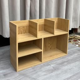 [MẪU MỚI Có Tấm Chắn] Kệ Sách Đa Năng 3 Ngăn Trên, Kệ Sách Để Bàn, Kệ Sách Trang Trí Bàn Làm Việc Đa Năng Lắp Ghép 6