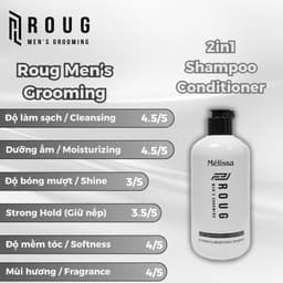 Sáp vuốt tóc nam Roug đen, Roug trắng, Sea Salt Spray, Mousse, Hair Spray chính hãng Men's Grooming 8