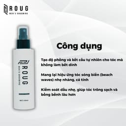 Xịt tạo phồng tóc Roug Sea Salt Spray 150ml chính hãng hỗ trợ tạo kiểu giữ nếp nam nữ 4
