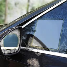 Miếng dán nano chống bám nước trên gương chiếu hậu, kính ô tô khi lái xe dành cho xe con và xe tải 7
