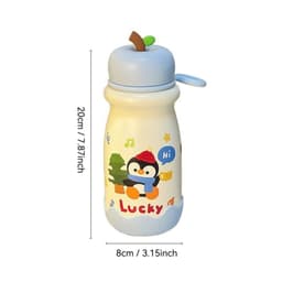 Bình giữ nhiệt hút chân không nắp hình trái táo dễ thương . Bình giữ nhiệt 500ml lõi inox 316 chống han gỉ LY001 6