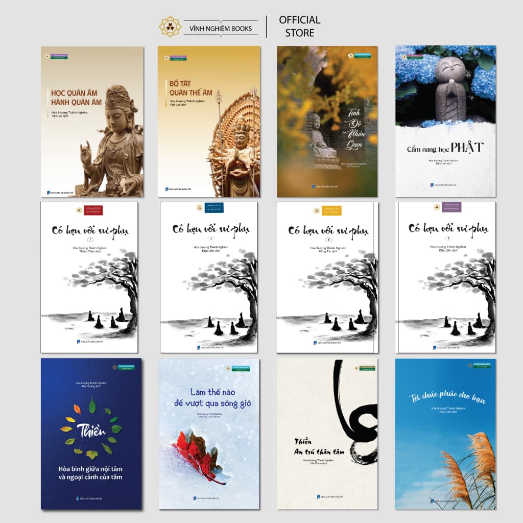 Sách - Series Tác Giả Hòa Thượng Thánh Nghiêm - Vĩnh Nghiêm Books