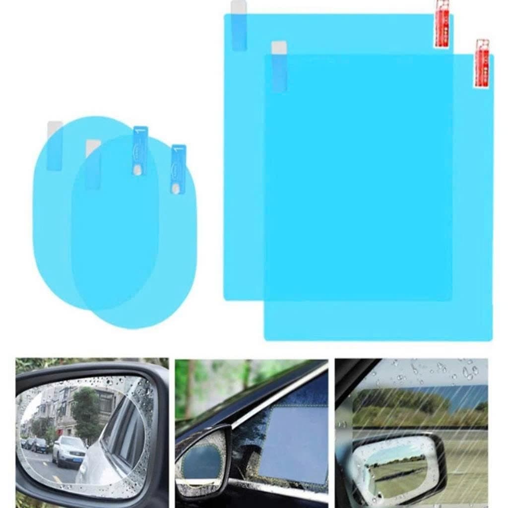 Miếng dán nano chống bám nước trên gương chiếu hậu, kính ô tô khi lái xe dành cho xe con và xe tải