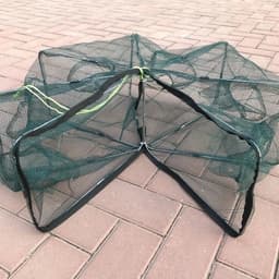 Lồng bát giác 8 cửa bẫy tôm cua lươn ốc cá gấp gọn tiện dụng 5