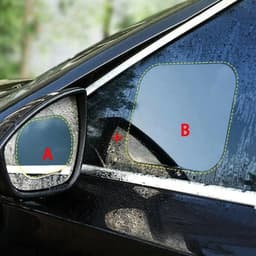 Miếng dán nano chống bám nước trên gương chiếu hậu, kính ô tô khi lái xe dành cho xe con và xe tải 3