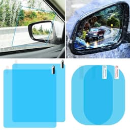Miếng dán nano chống bám nước trên gương chiếu hậu, kính ô tô khi lái xe dành cho xe con và xe tải 8