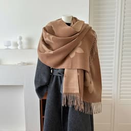 Khăn Quàng Cổ Dài Bản To Sang Trọng Hoạ Tiết Thời Thượng Với Màu Sắc Đẹp, Chất Liệu Dày Dặn 6