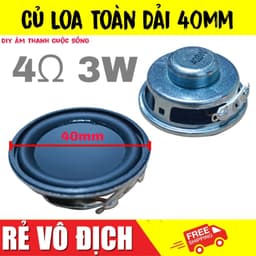(2 Chiếc) 𝗖ủ 𝗹𝗼𝗮 𝟭.𝟱𝗶𝗻𝗰𝗵 𝘁𝗼à𝗻 𝗱ả𝗶 4ohm 3W lắp cho loa mini Diy - 2