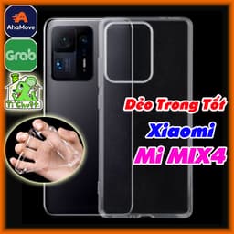 [Ảnh Thật] Ốp Lưng Xia0mi Mi MIX 4 Silicon Dẻo Trong Suốt 1