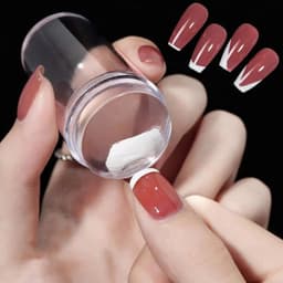 Con dấu hai đầu làm móng tay kiểu Pháp Dễ dàng làm sạch Dễ dàng tháo rời 5