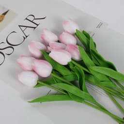 🌷 Combo 10 Bông Hoa Tulip Nhân Tạo Nhiều Màu – Decor Không Gian Sống Sang Trọng 🌷 5