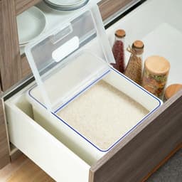 Thùng Gạo Sendai Inochi 12kg | Hộp Đựng Gạo Cao Cấp – Chống Ẩm Mốc – Kèm Cốc Đong Tiện Lợi 5