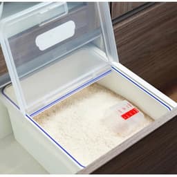 Thùng Gạo Sendai Inochi 12kg | Hộp Đựng Gạo Cao Cấp – Chống Ẩm Mốc – Kèm Cốc Đong Tiện Lợi 3