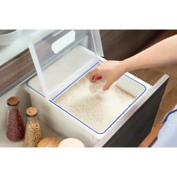 Thùng Gạo Sendai Inochi 12kg | Hộp Đựng Gạo Cao Cấp – Chống Ẩm Mốc – Kèm Cốc Đong Tiện Lợi 9