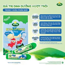 [DATE 7/2027] Thùng 18 hộp Phô mai que Arla Kids Sticks Cho Bé giàu Canxi cho bé >1 tuổi 4