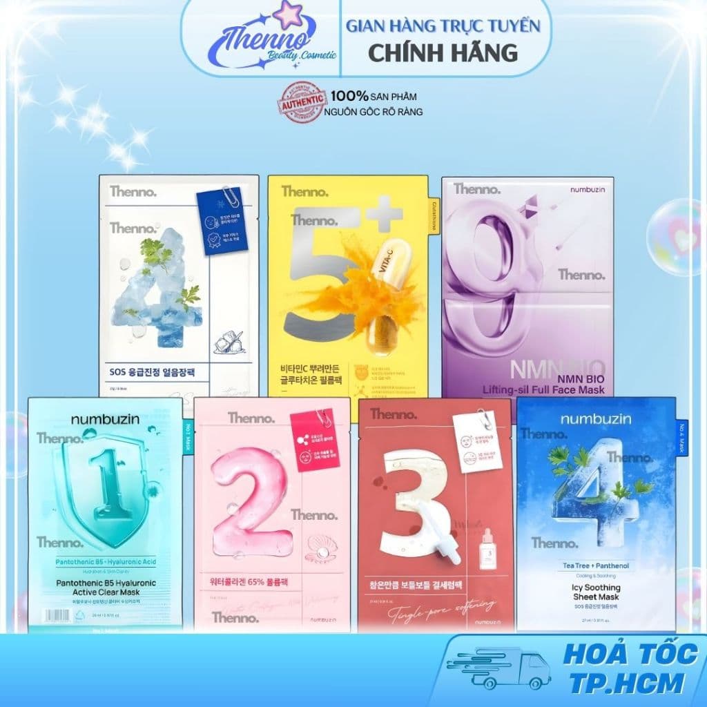 Mặt Nạ Giấy Dưỡng Da Cấp Ẩm & Phục Hồi Da Numbuzin Sheet Mask 27ml Hàn Quốc