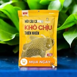 [6 gói 110k] Mồi câu cá KC câu dịch vụ, câu cá Chép, cá Rô Phi, cá Trôi, cá Trắm 6