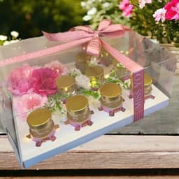 [ Set 5 ] Hộp Cupcake nhiều lỗ đựng Bánh, Hũ Yến. (Không kèm dây Ruy Băng). 7