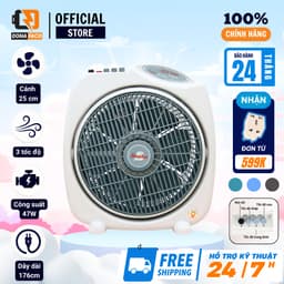 Quạt bàn đảo Senko BD1010 40W, Quạt hộp đảo gió chuyển hướng điện 3 cấp gió bảo hành 24 tháng 1