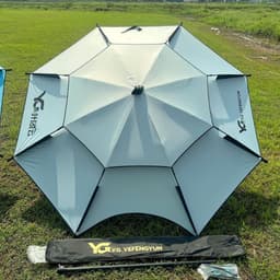 Ô Câu Cá 2 Tầng YG Cao Cấp 2m2/2m4 – Ô Dù Che Nắng Mưa Chống UV Siêu Bền 4