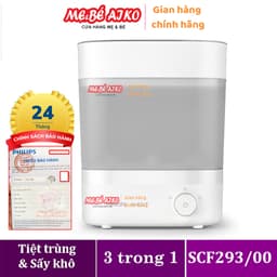 Máy tiệt trùng và sấy khô bình sữa Philips Avent SCF293.00 - Bảo Hành 24 Tháng Toàn Quốc 1
