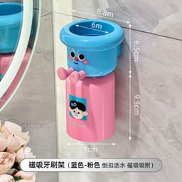 Bộ giá đỡ kèm cốc hình thú có chân gác bàn chải độc đáo, màu kẹo xinh xắn tiện lợi GDN1511 7