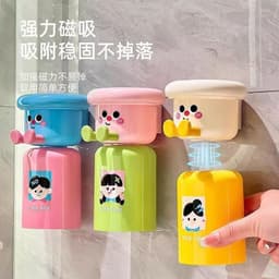 Bộ giá đỡ kèm cốc hình thú có chân gác bàn chải độc đáo, màu kẹo xinh xắn tiện lợi GDN1511 8