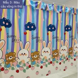 Rèm Cửa, Rido Che Nắng, Rèm Cửa Ngăn Phòng Trọ Có Móc Treo Trang Trí Đẹp Mắt 4