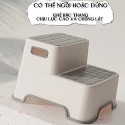 Ghế kê chân Toilet cho bé ghế bậc thang đa năng, Tiện Dụng Cho Bé Để Đi Vệ sinh 7