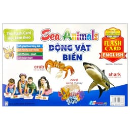 Sách FlashCard Tiếng Anh - Trái Cây, Rau củ, Cờ các nước, Động vật, Chữ Cái, Chim, Số đếm - Montessori Glenn Doman
 2