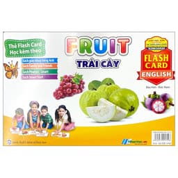 Sách FlashCard Tiếng Anh - Trái Cây, Rau củ, Cờ các nước, Động vật, Chữ Cái, Chim, Số đếm - Montessori Glenn Doman
 4