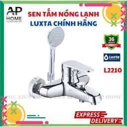 Sen tắm nóng lạnh hàng chính hãng LUXTA L2210 đồng thau mạ crome sáng bóng bảo hành 36 tháng 1
